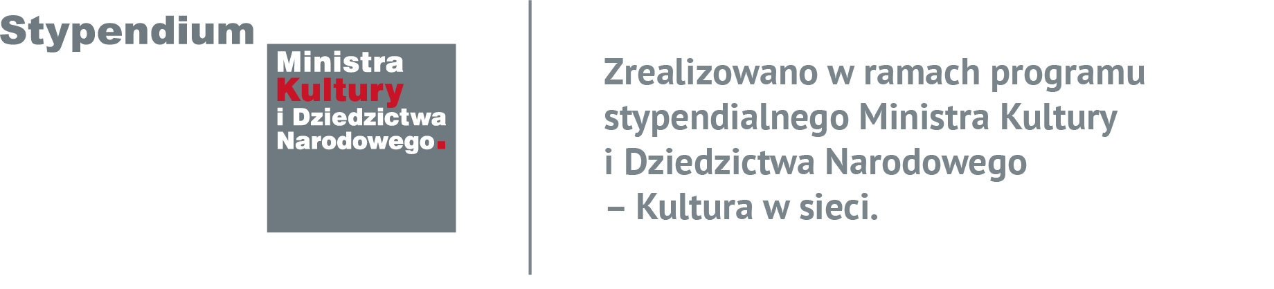 logo ministerstwa kultury i dziedzictwa narodowego - program stypendialny